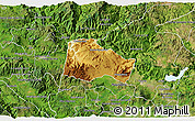 Physical 3D Map of Hostotipaquillo, satellite outside