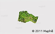 Satellite 3D Map of Hostotipaquillo, cropped outside