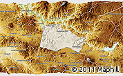Shaded Relief 3D Map of Hostotipaquillo, physical outside