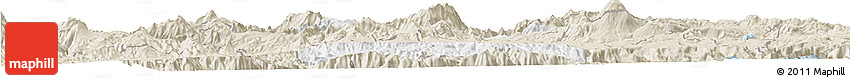 Classic Style Horizon Map of Hostotipaquillo