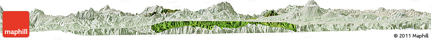 Satellite Horizon Map of Hostotipaquillo, lighten