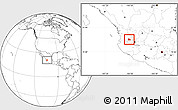 Blank Location Map of Hostotipaquillo