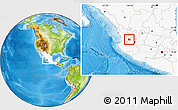 Physical Location Map of Hostotipaquillo, highlighted country