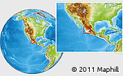 Physical Location Map of Hostotipaquillo, highlighted parent region, within the entire country