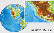 Physical Location Map of Hostotipaquillo