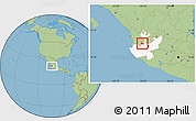 Savanna Style Location Map of Hostotipaquillo, highlighted parent region