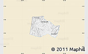 Classic Style Map of Hostotipaquillo, single color outside