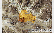Physical Map of Hostotipaquillo, semi-desaturated