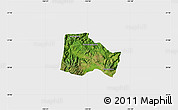 Satellite Map of Hostotipaquillo, single color outside