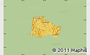 Savanna Style Map of Hostotipaquillo, single color outside