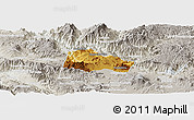 Physical Panoramic Map of Hostotipaquillo, lighten, semi-desaturated