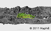 Satellite Panoramic Map of Hostotipaquillo, desaturated