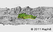 Satellite Panoramic Map of Hostotipaquillo, lighten, desaturated