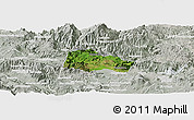 Satellite Panoramic Map of Hostotipaquillo, lighten, semi-desaturated