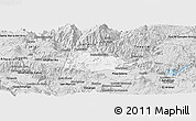 Silver Style Panoramic Map of Hostotipaquillo
