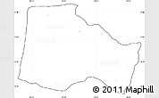 Blank Simple Map of Hostotipaquillo, cropped outside, no labels