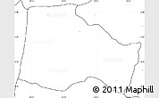 Blank Simple Map of Hostotipaquillo, no labels