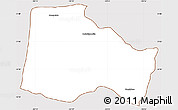 Classic Style Simple Map of Hostotipaquillo, cropped outside