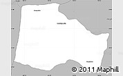 Gray Simple Map of Hostotipaquillo