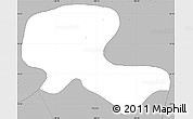 Gray Simple Map of Huejucar