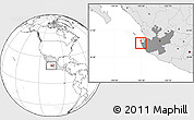 Blank Location Map of Isla, highlighted country, highlighted parent region
