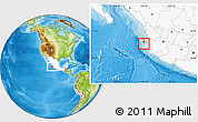 Physical Location Map of Isla, highlighted country
