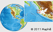 Physical Location Map of Isla, highlighted parent region