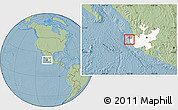 Savanna Style Location Map of Isla, highlighted parent region, hill shading