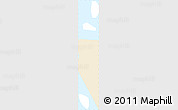 Classic Style Simple Map of Isla