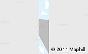Gray Simple Map of Isla, single color outside