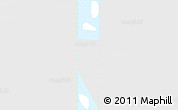 Silver Style Simple Map of Isla