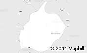 Silver Style Simple Map of Ixtlahuacan de los Membri