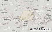 Shaded Relief 3D Map of Jesus Maria, semi-desaturated