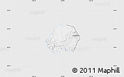 Silver Style Map of Jesus Maria, single color outside