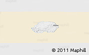 Classic Style Panoramic Map of Jesus Maria, single color outside