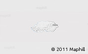 Silver Style Panoramic Map of Jesus Maria, single color outside