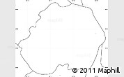Blank Simple Map of Jesus Maria, no labels