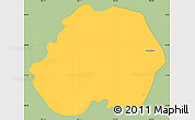 Savanna Style Simple Map of Jesus Maria, single color outside