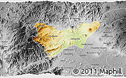Physical 3D Map of Jilotlan de los Dolores, desaturated