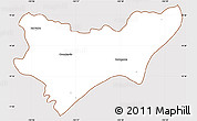 Classic Style Simple Map of Jilotlan de los Dolores, cropped outside