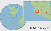 Savanna Style Location Map of Juchitlan