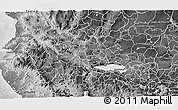 Physical 3D Map of Lago, desaturated