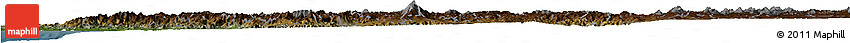 Physical Horizon Map of Lago, darken