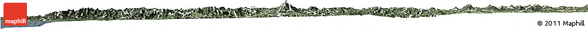 Satellite Horizon Map of Lago, semi-desaturated