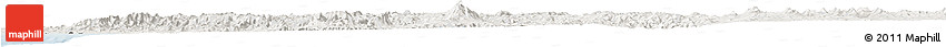 Shaded Relief Horizon Map of Lago, lighten