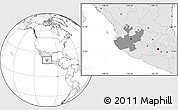 Blank Location Map of Lago, highlighted country, highlighted parent region
