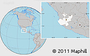 Gray Location Map of Lago, highlighted parent region