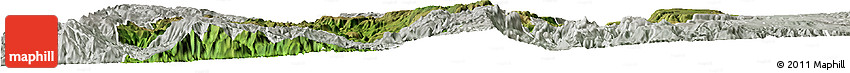 Satellite Horizon Map of Mezquitic, lighten, semi-desaturated