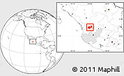 Blank Location Map of Mezquitic, highlighted parent region