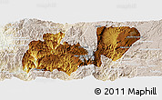 Physical Panoramic Map of Mezquitic, lighten